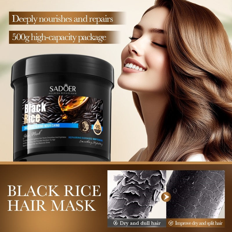 SADOER Black Rice Hair Mask 500g Nourishing & Repairing